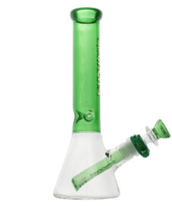 Diamond Glass-10 Colored neck Beaker Bong-Green-Beaker Bongs-653802