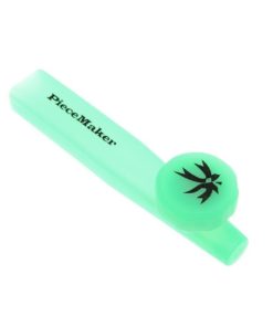 Piece Maker Large Silicone Pipe-Silicone Smoking Pipes-Glow Green-652337