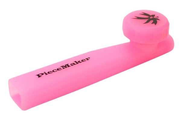 Piece Maker Large Silicone Pipe-Silicone Smoking Pipes-Pink-652337