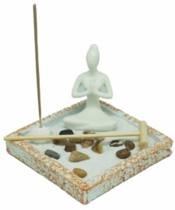 Natural Scents-Yoga Position Zen Garden Incense And Candle Burner-Incense & Catchers-653792