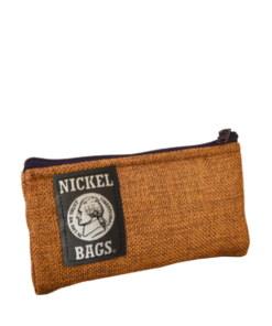 Nicklebags- Padded Pouch by Dimebags 5"-Pipe Cases & Pouches-Brown-654112