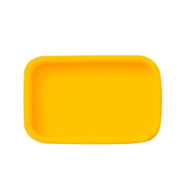 No Name-Silicone Rolling Tray-Yellow-Rolling Trays-654852