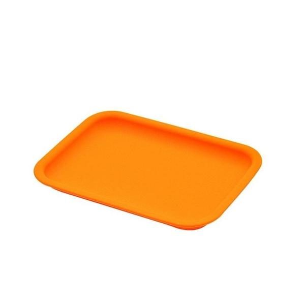 No Name-Silicone Rolling Tray-Orange-Rolling Trays-654852