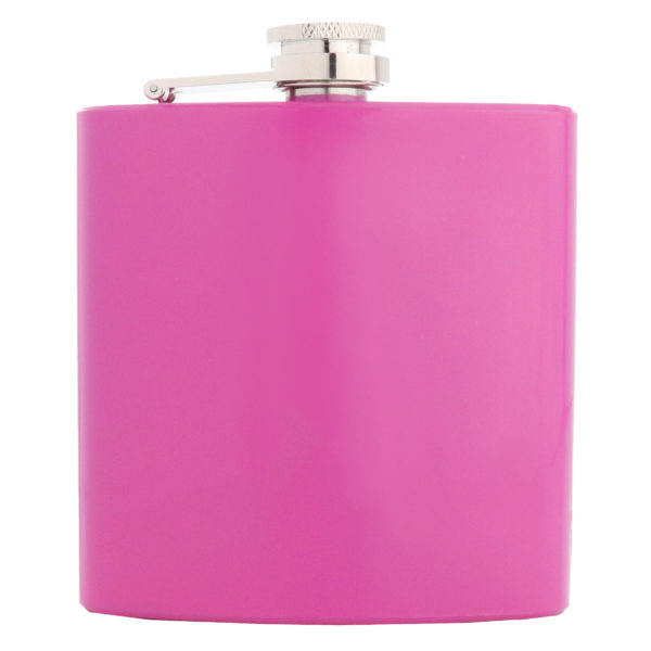 No name-Colored Stainless Steel Flask-Kitchen & Bar-Pink-654913