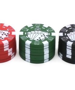 2" Poker Chip Plastic Grinder & Metal Teeth - 3 Pcs-655020