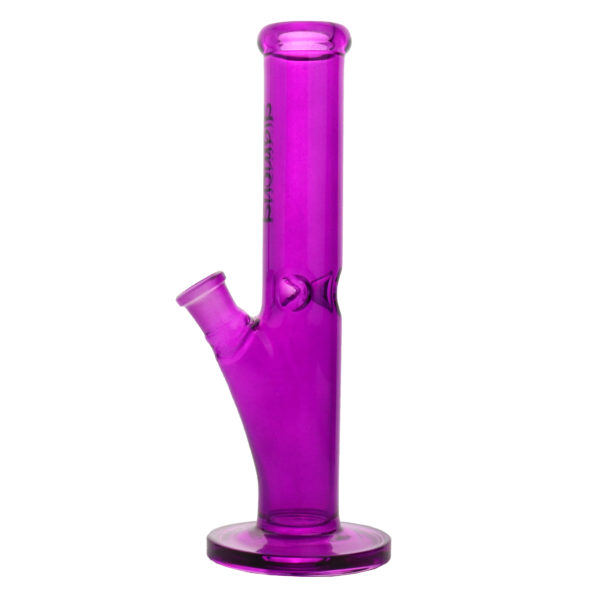 Diamond Glass-10" Colored Straight Tube-Bongs-Glass Bongs-Purple-654941
