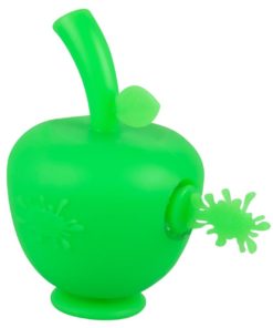 NoGoo Nonstick Silicone Apple Bubbler-Bubblers-Green-655614