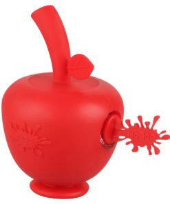 NoGoo Nonstick Silicone Apple Bubbler-Bubblers-Red-655615
