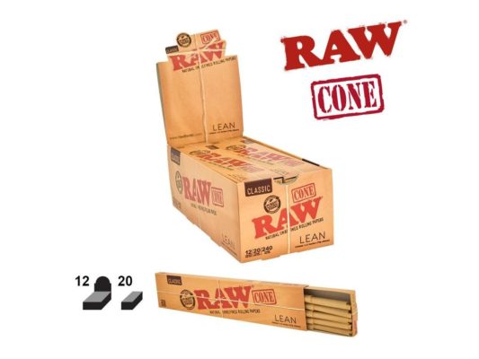 Raw Classic Pre-Rolled Cones 109x40x9mm-Rolling Papers & Tips-715165203346